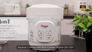 Jual COSMOS CRJ 1031 Rice Cooker Digital Mini 4in1 0 3 Liter Shopee