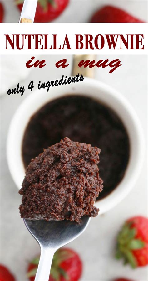 3 Ingredient Nutella Mug Cake Artofit