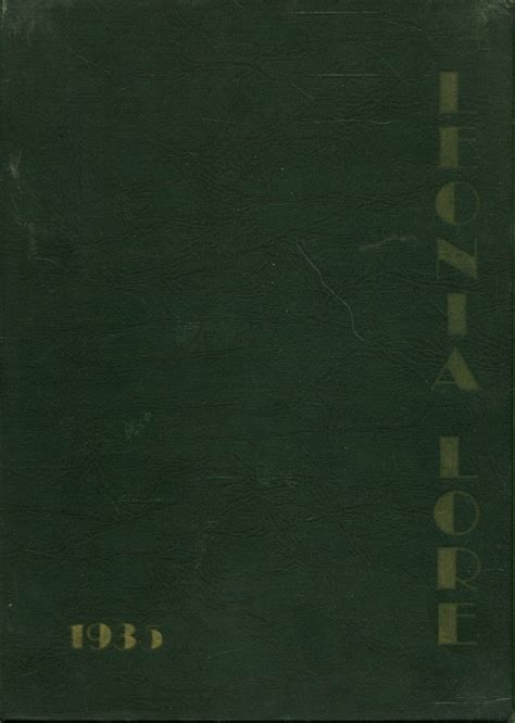 1935 yearbook from Leonia High School from Leonia, New Jersey for sale