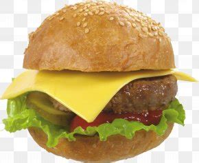 Cheeseburger Hamburger Fast Food Veggie Burger Clip Art PNG