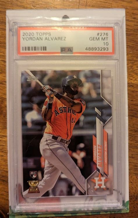 2020 TOPPS ALL STAR ROOKIE 276 YORDAN ALVAREZ RC ASTROS PSA 10 EBay