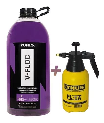 Shampoo Automotivo V Floc Concentrado Vonixx Pulverizador