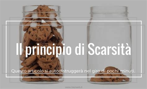 Il principio economico di scarsità nel mondo Marketing b z srl