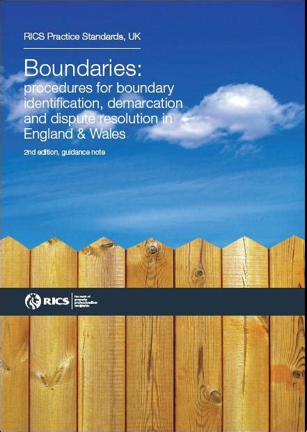 RICS Guidance Note Boundaries Procedures For Boundary Identification