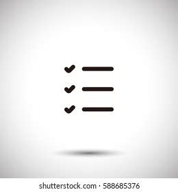 Todo Check List Ticks Points Clipboard Stock Vector Royalty Free