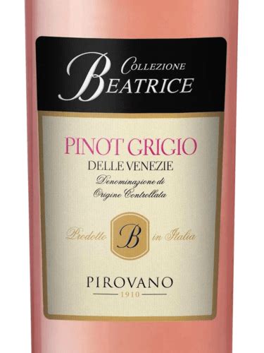 Pirovano Collezione Beatrice Pinot Grigio Blush Vivino US