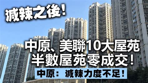 20231127j 減辣之後！中原、美聯10大屋苑半數屋苑零成交！中原：減辣力度不足！ Youtube