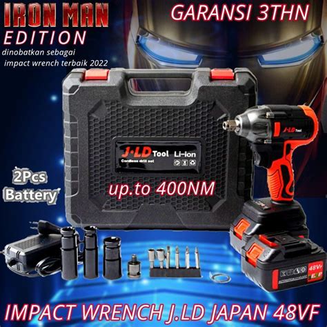 Jual Mesin Cordless Impact Wrench Jld 48v Pembuka Baut Shopee Indonesia