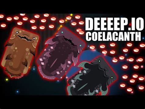 Coelacanth Is A Absolute Beast Deeeep Io Gameplay Youtube