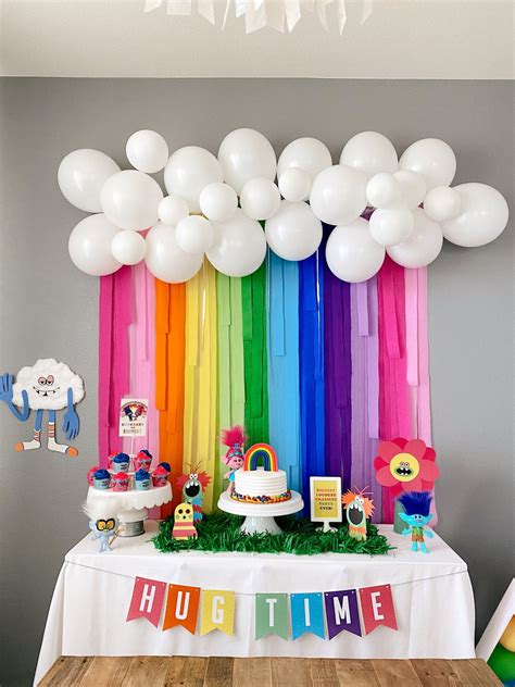 The Best Trolls Birthday Party Ideas Happiness Is Homemade