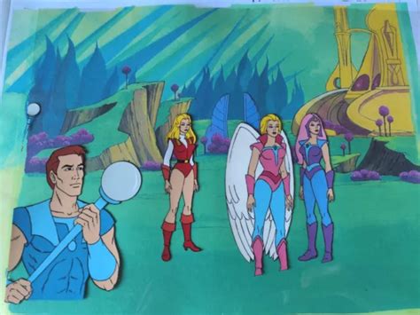 SHE RA ANIMATION CEL Vintage PP MOTU Cartoon Production Art Filmation