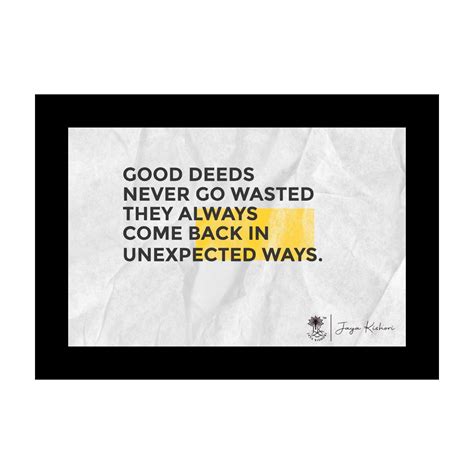 Good Deeds – Poster Print – Jaya Kishori Merchandise