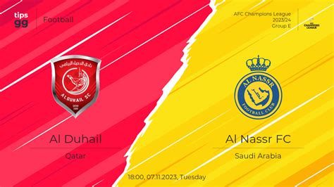 Al Duhail vs Al Nassr FC 07.11.2023 at AFC Champions League 2023/24 ...