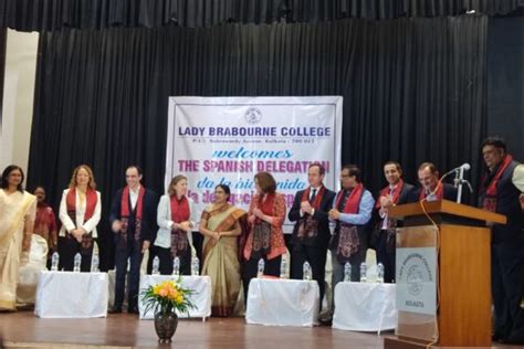 Lady Brabourne College | A High Profile Delegation Delves into the Vibrant Spanish Language ...