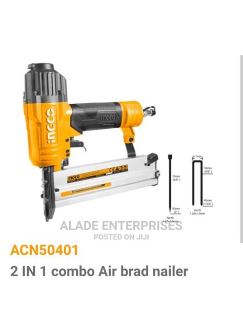 Ingco 2 IN 1 Combo Air Brad Nailer In Lagos Island Eko Hand Tools