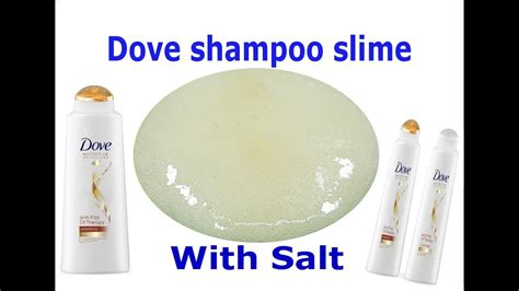 How To Make Slime With Shampoo And Salt Slime With Dove Shampoo And Salt Slime Videos Youtube