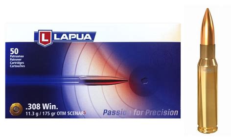 LAPUA SCENAR L Cal 308 Win 175 Gr 50 Armurerie Lavaux