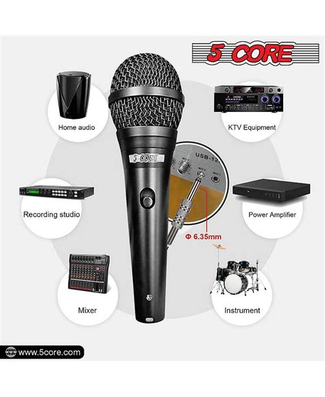 5 Core Ultimate Mic Stand Combo: Mic Stand with Tablet/Phone Holder ...