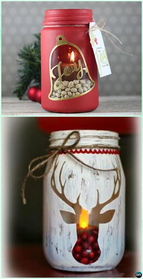 Diy Christmas Mason Jar Lighting Craft Ideas Do It Yourself Ideas