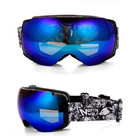 Ski Goggle Doubles Lens Anti Scrape Anti Fog For Male And Female