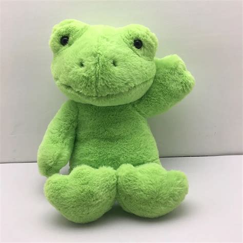 40cm Green Frog Plush Toy Build A Bear Soft Stuffed Frog Plushie Figure