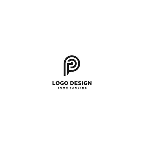 Premium Vector P Letter Logo Design Template