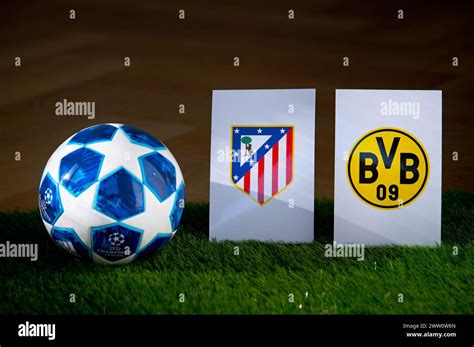 Paris France March Atl Tico Madrid Esp Vs Borussia