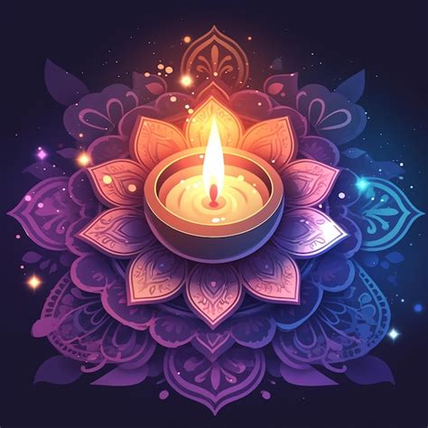 Colorful rangoli designs during Diwali festival | Premium AI-generated ...