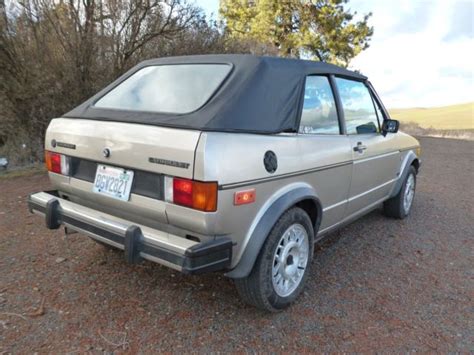 1985 Volkswagen Cabriolet Wolfsburg Edition For Sale