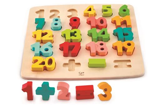 Puzzle En Bois Chiffres Maths 24mx Scolart