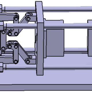 The Five Point Double Toggle Clamping Mechanism Of The Injection