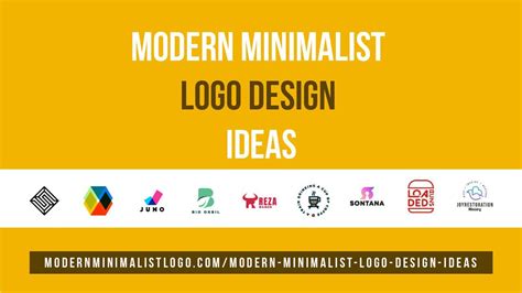 Modern Minimalist Logo Design Ideas: Elevate Your Brand with Timeless ...