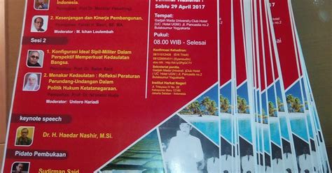 Review Jasa Sebar Tempel Poster Seminar Nasional Dan Lokakarya