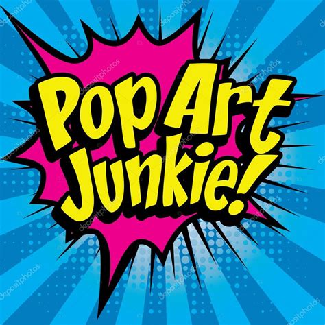 Comics Icon Pop Art Junkie Stock Vector Image By ©galamar 92695626