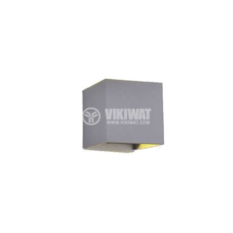 Led Facade Lamp W Ip Grey Led S Gr Elmark Vikiwat