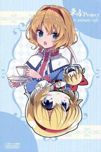 駿河屋 アリス・マーガトロイド イラストカード 「東方project×animatecafe」 イラストカードプレゼントキャンペーン特典