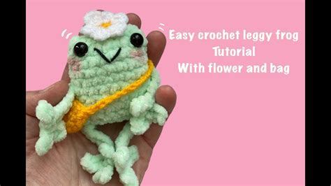 Crochet Leggy Frog Tutorial For Beginners In 2023 Crochet Frog Fun Crochet Projects Easy