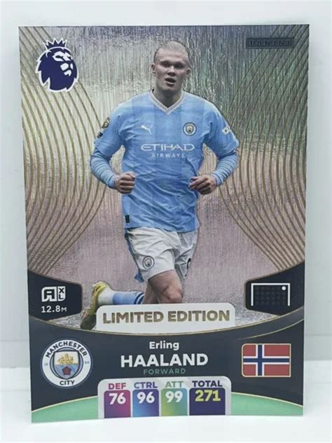 PANINI ADRENALYN XL Premier League 2024 Erling Haaland Limited Edition