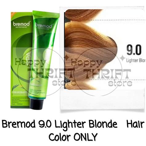 Lighter Blonde Bremod Hair Color Cream Basic Colors Ml With