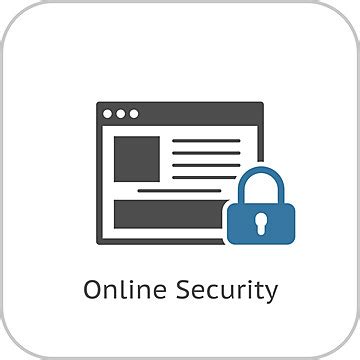 Online Security Icon Flat Design Icon Information Vector Vector Icon