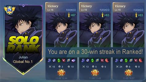 Win Streak How To Play Solo Top Global Julian In Ranked Game