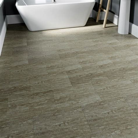 Vinyl Flooring Click Tiles Lvt Rigid Core Built In Underlay Mm Thick