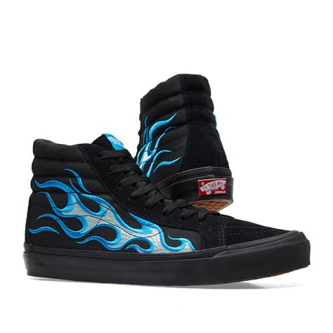 Vans Vault X WTAPS OG SK8 Hi LX Blue Flame END US