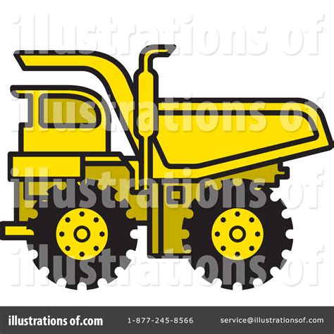 Dump Truck Clipart #1104735 - Illustration by Lal Perera