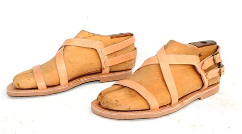 Ananias Greek Sandals Roman Grecian Handmade Leather Sandals Etsy