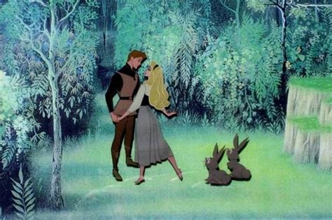 Production Cels Of Prince Phillip And Briar Rose From Sleeping Beauty