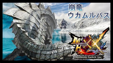 Switch版 モンスターハンターダブルクロス Mhxx【初心者実況 Mhxxでは初見ウカムルバス ソロ討伐‼ Youtube