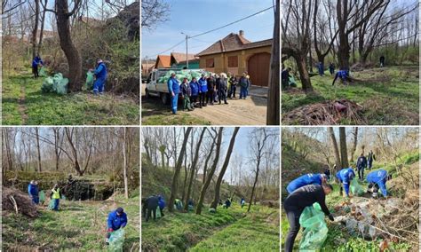 FOTO Campania Curățăm România la Sebeș 180 de saci cu deșeuri