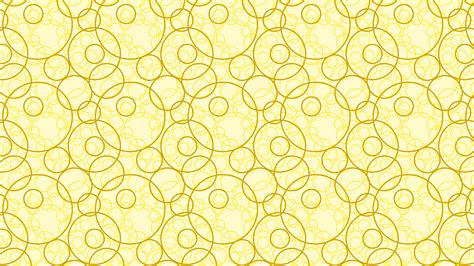 Free Light Yellow Seamless Overlapping Circles Background Pattern