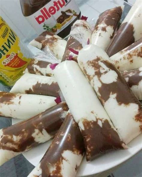 Geladinho de Nutella Leite Ninho CHUP CHUP SACOLÉ DINDIN JUJU